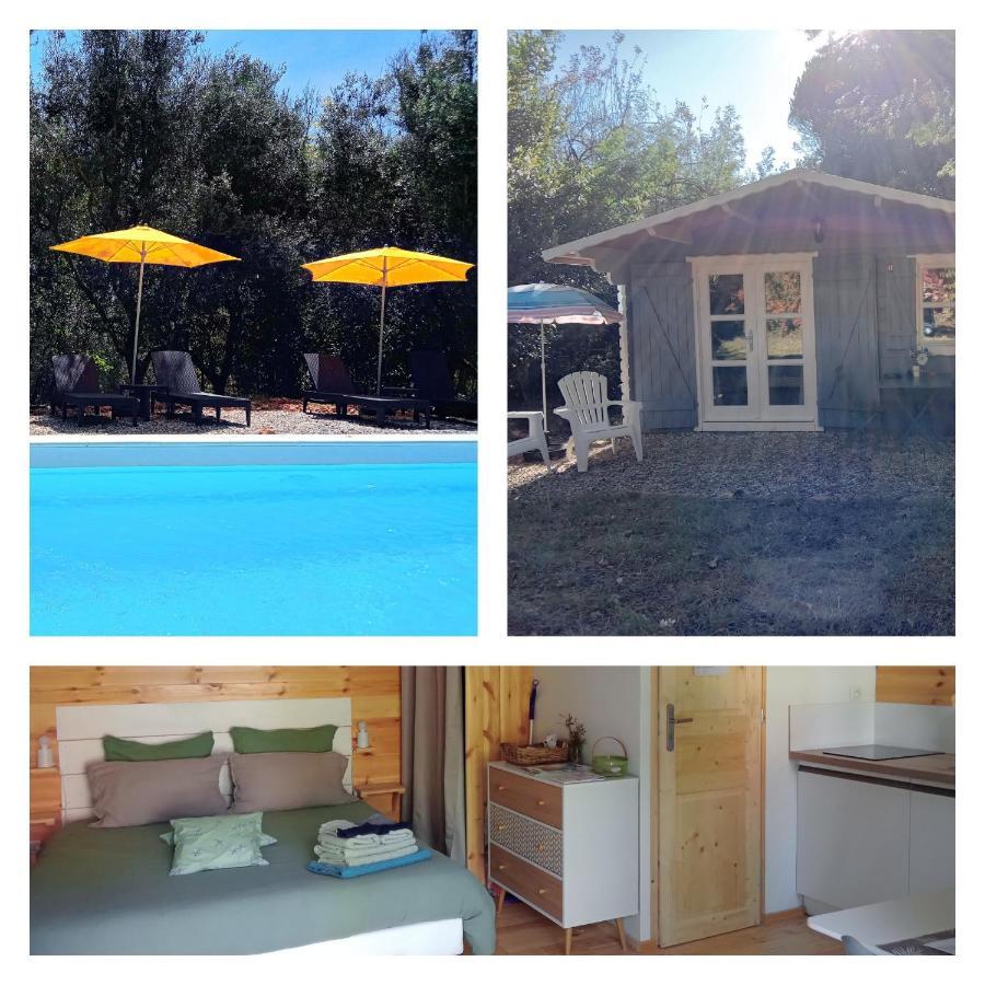 Chalet "Le Petit Olivier" Gites Appart 'Hotel L'Echappee Belle D'Aubenas Logement 2 Sur 3 Zewnętrze zdjęcie