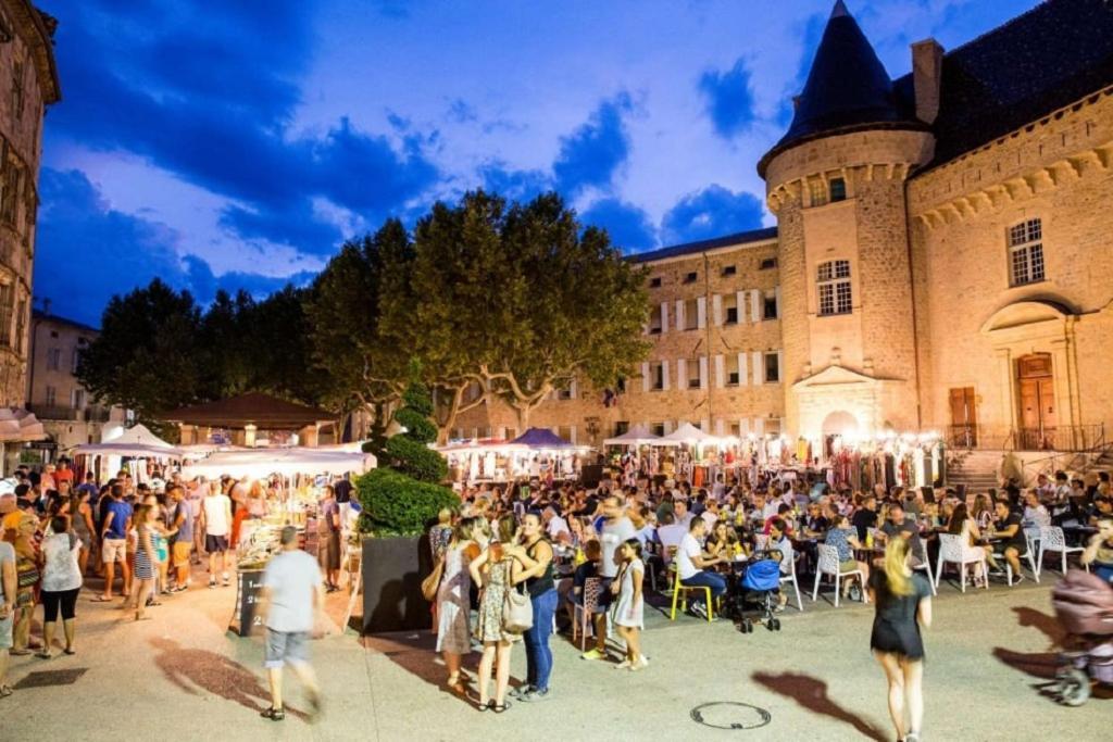 Chalet "Le Petit Olivier" Gites Appart 'Hotel L'Echappee Belle D'Aubenas Logement 2 Sur 3 Zewnętrze zdjęcie