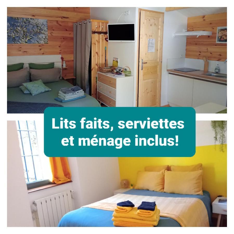 Chalet "Le Petit Olivier" Gites Appart 'Hotel L'Echappee Belle D'Aubenas Logement 2 Sur 3 Zewnętrze zdjęcie